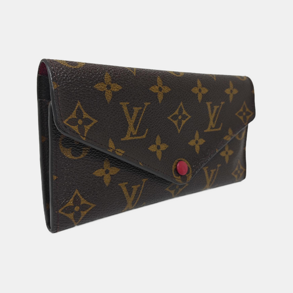 JOSÉPHINE Monogram Coated Canvas Brown Wallet