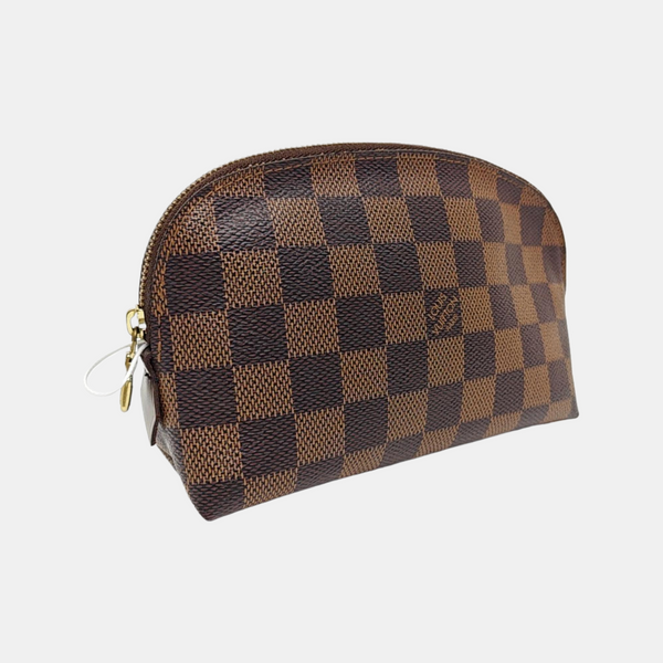 COSMETIC PM Damier Ebene Coated Canvas Brown