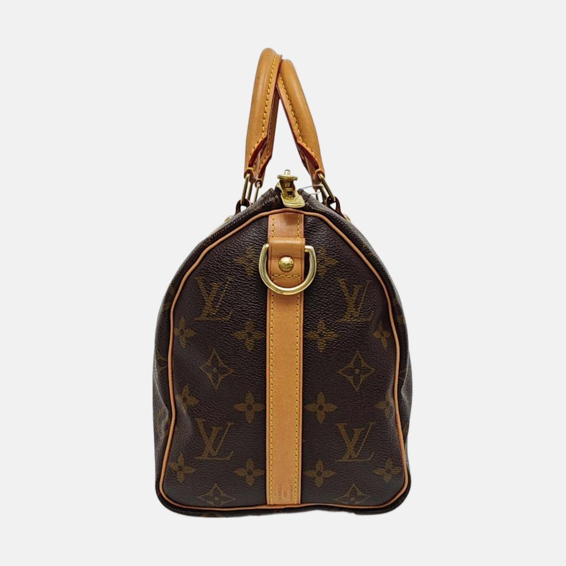SPEEDY 25 Monogram Coated Canvas Brown
