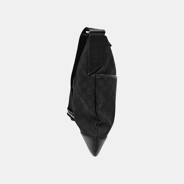 Monogram Canvas Shoulder Bag Black