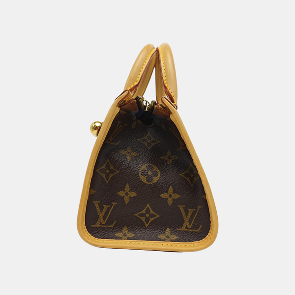 POPINCOURT Monogram Coated Canvas Brown