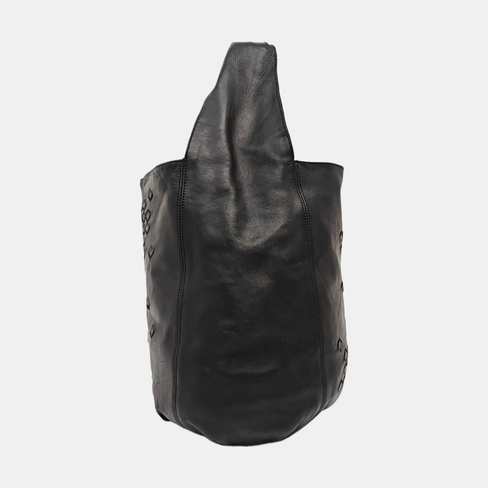 Calfskin Shoulder Bag Black