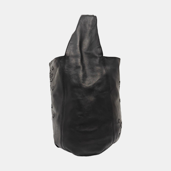 Calfskin Shoulder Bag Black