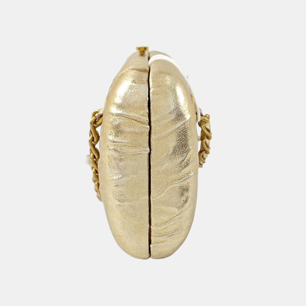 Lambskin Shoulder Bag Gold