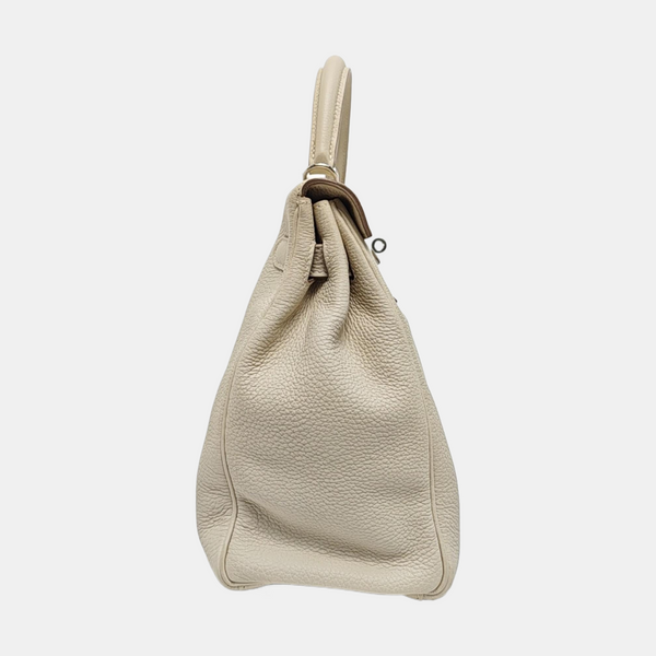 Kelly 32 Togo White