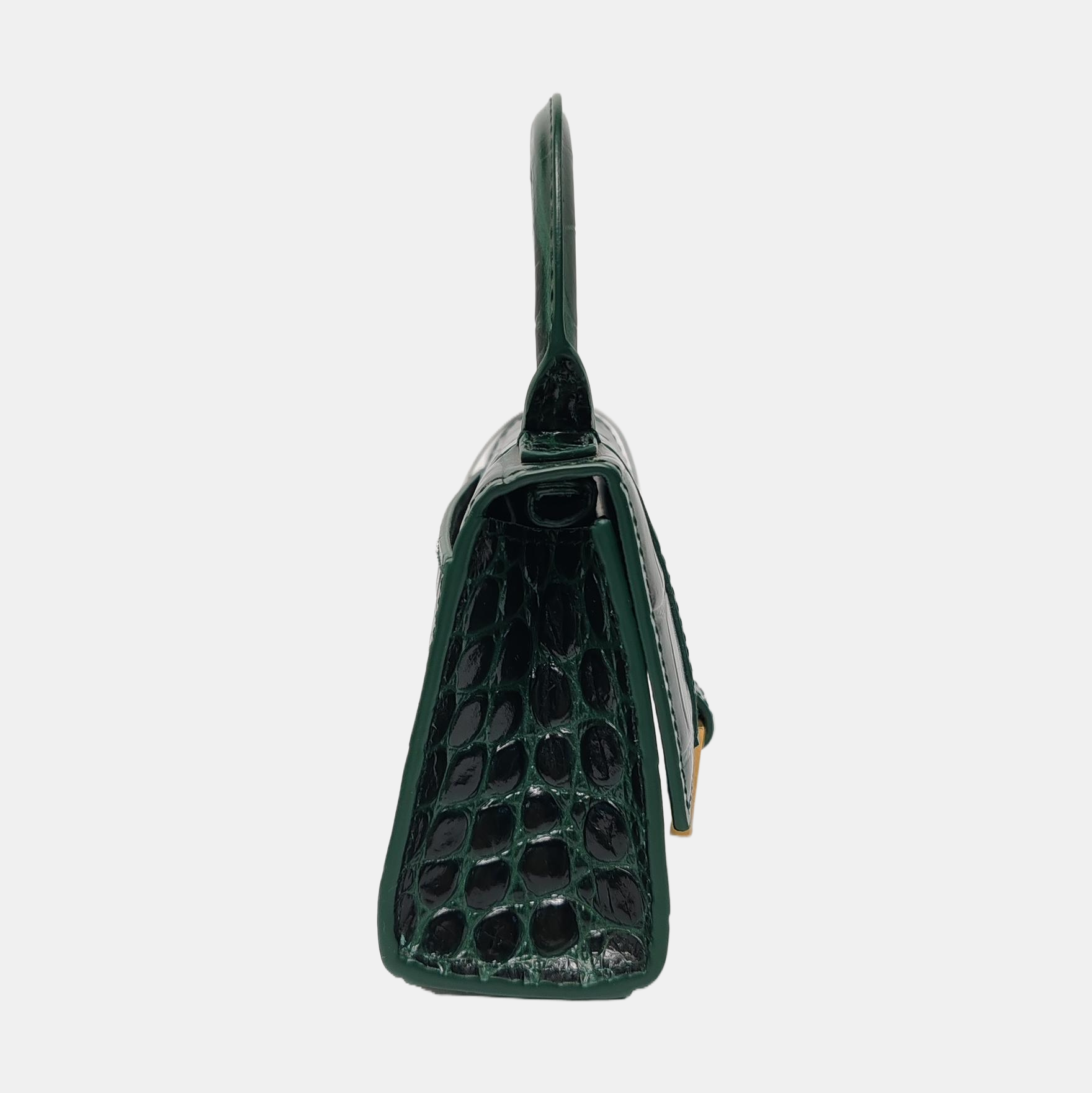 Hourglass Mini Calfskin Green