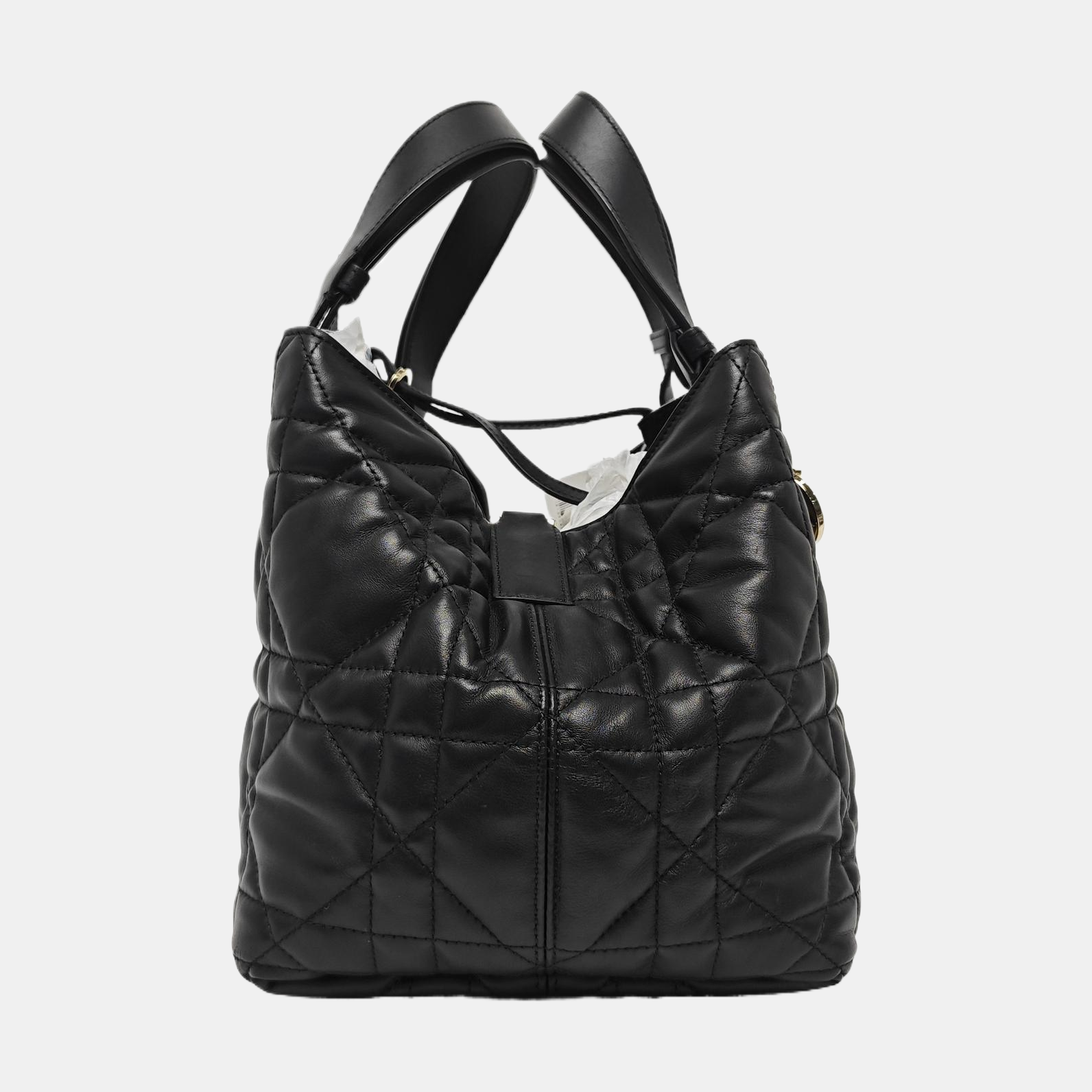Toujours Medium Cannage Calfskin Black
