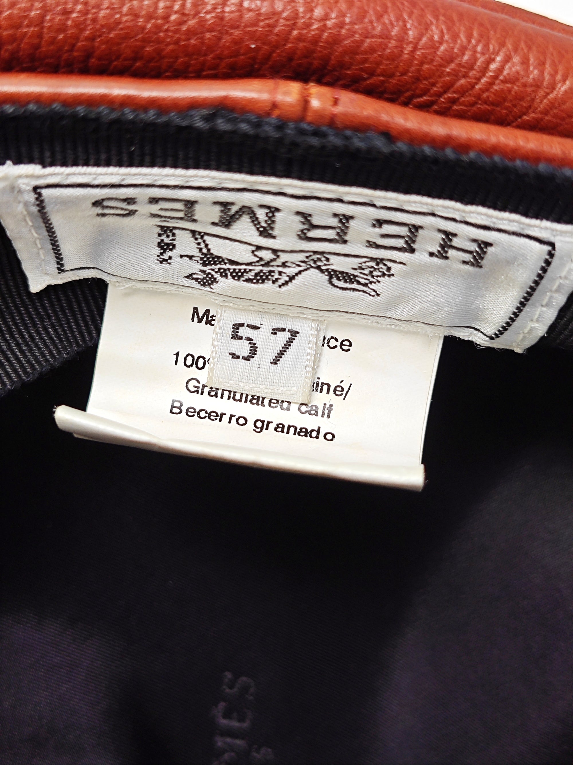 Leather Hat Brown