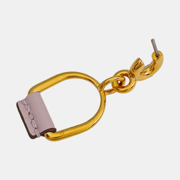 Heritage Equestre Metal Gold Stud Earrings