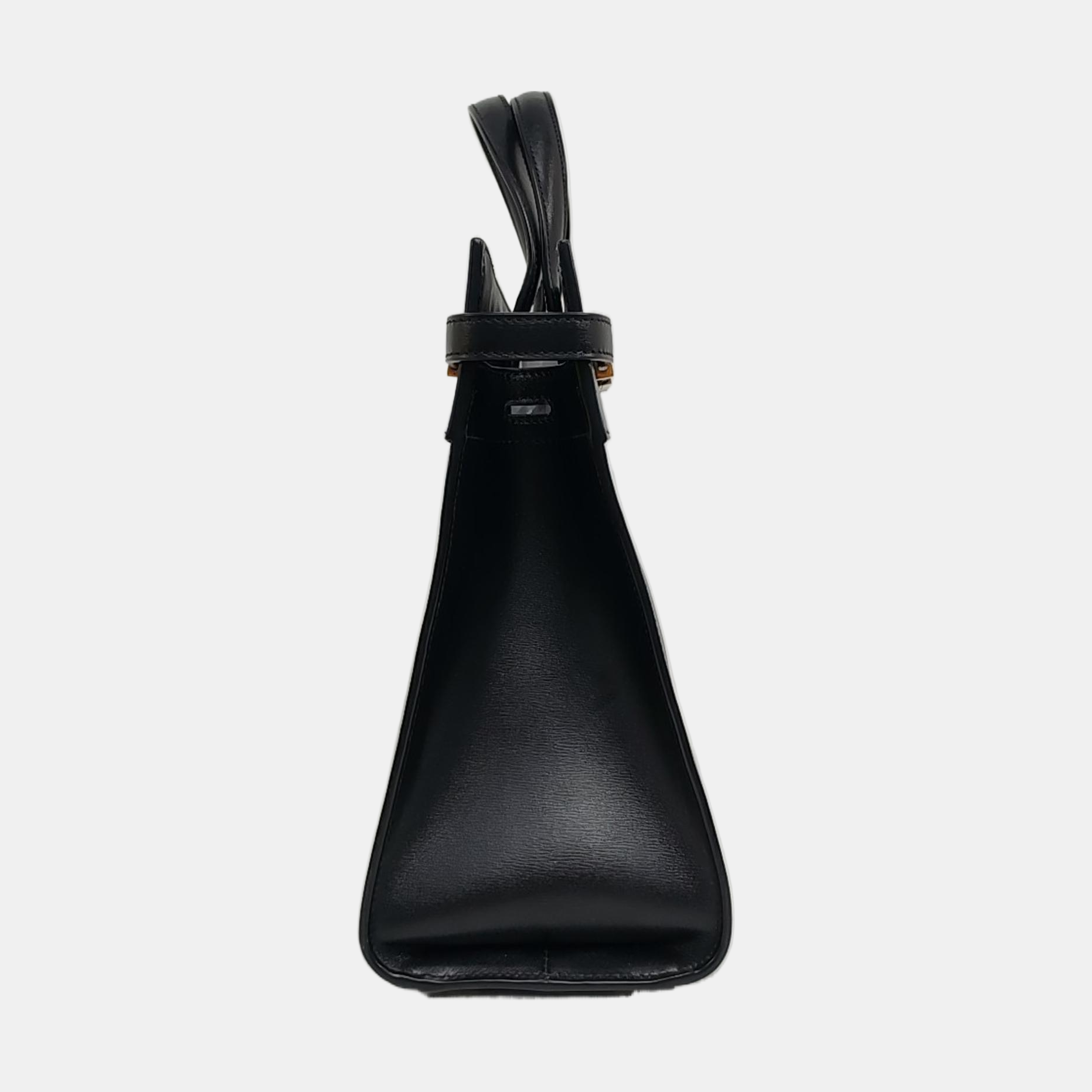 Authenticated pre-owned  MANHATTAN Small Calfskin Black - Tote Bag at Looply