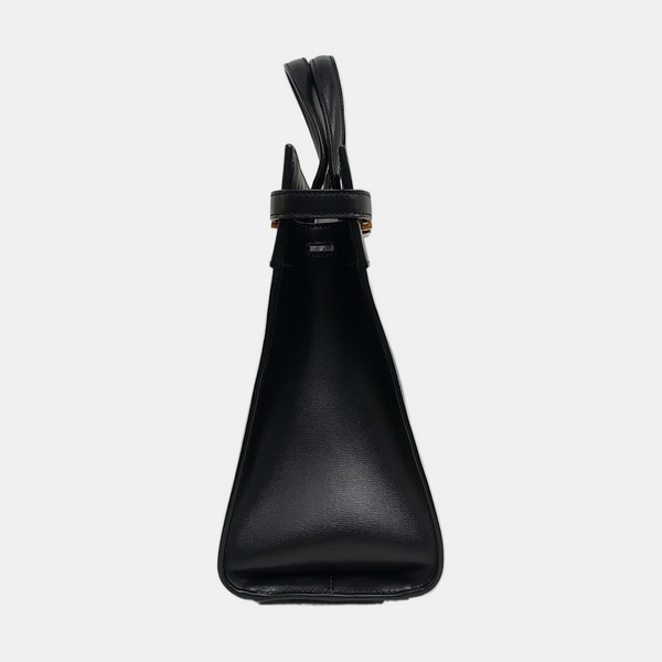 Authenticated pre-owned  MANHATTAN Small Calfskin Black - Tote Bag at Looply