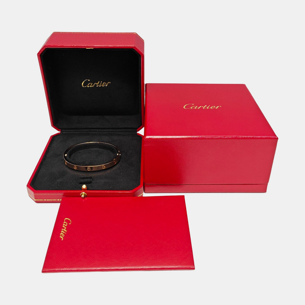 LOVE 18k Rose Gold Bangle