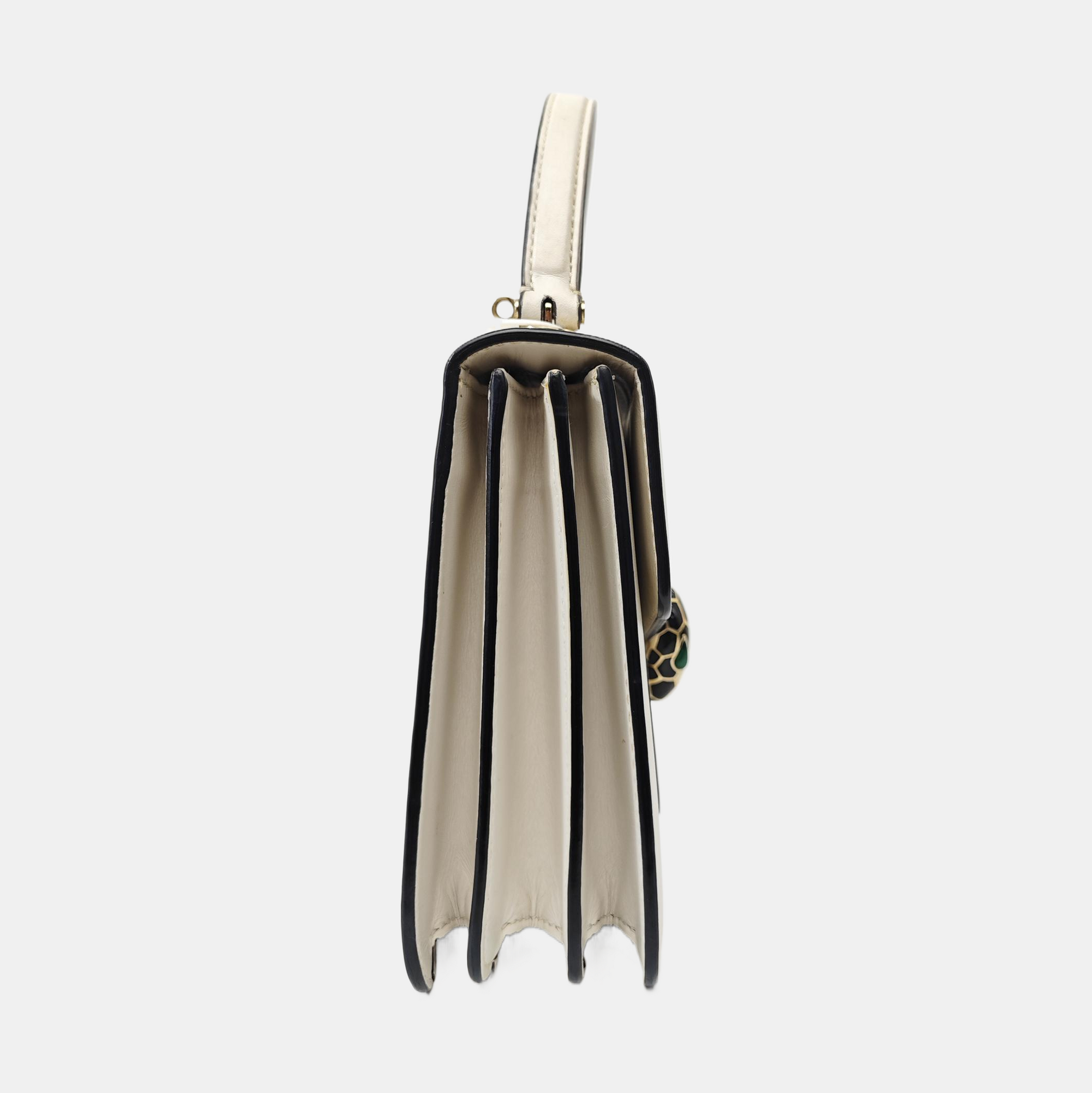 SERPENTI FOREVER Small Calfskin White