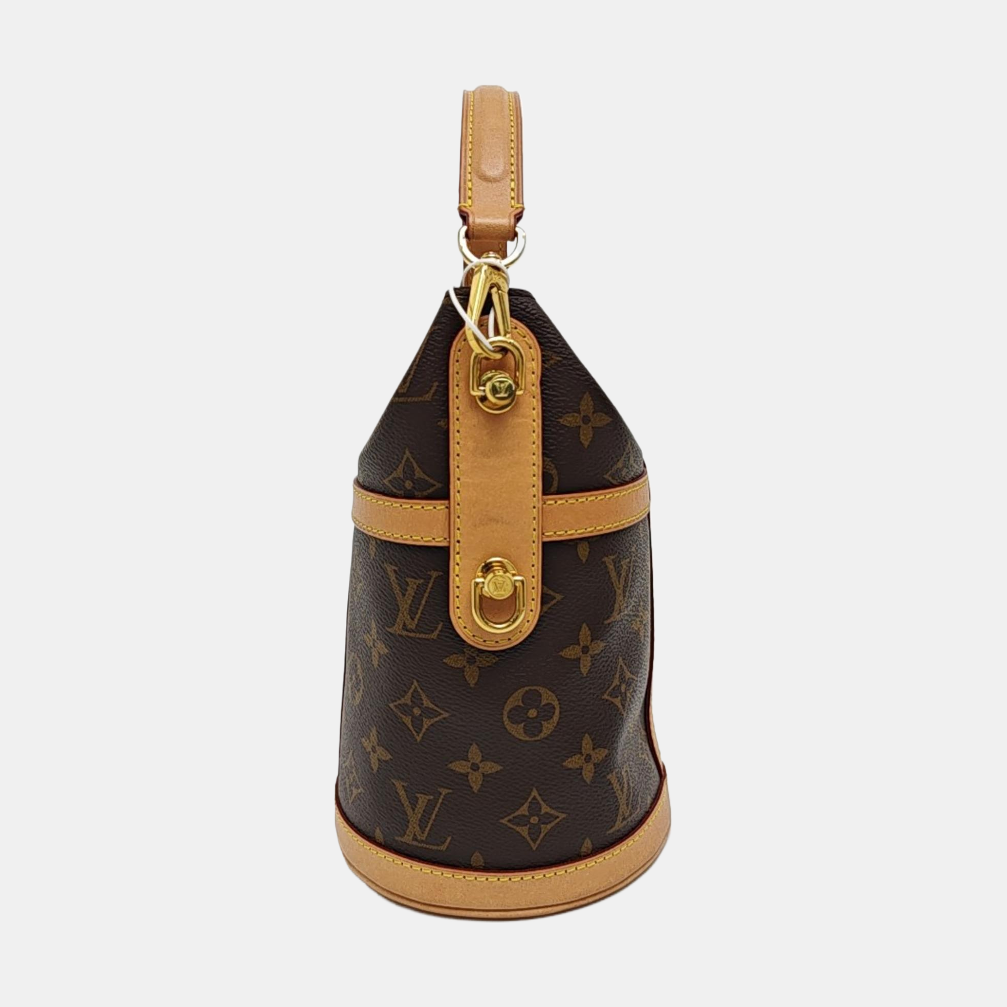 DUFFLE Monogram Coated Canvas Brown