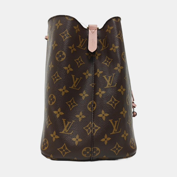 NÉONOÉ MM Monogram Coated Canvas Brown