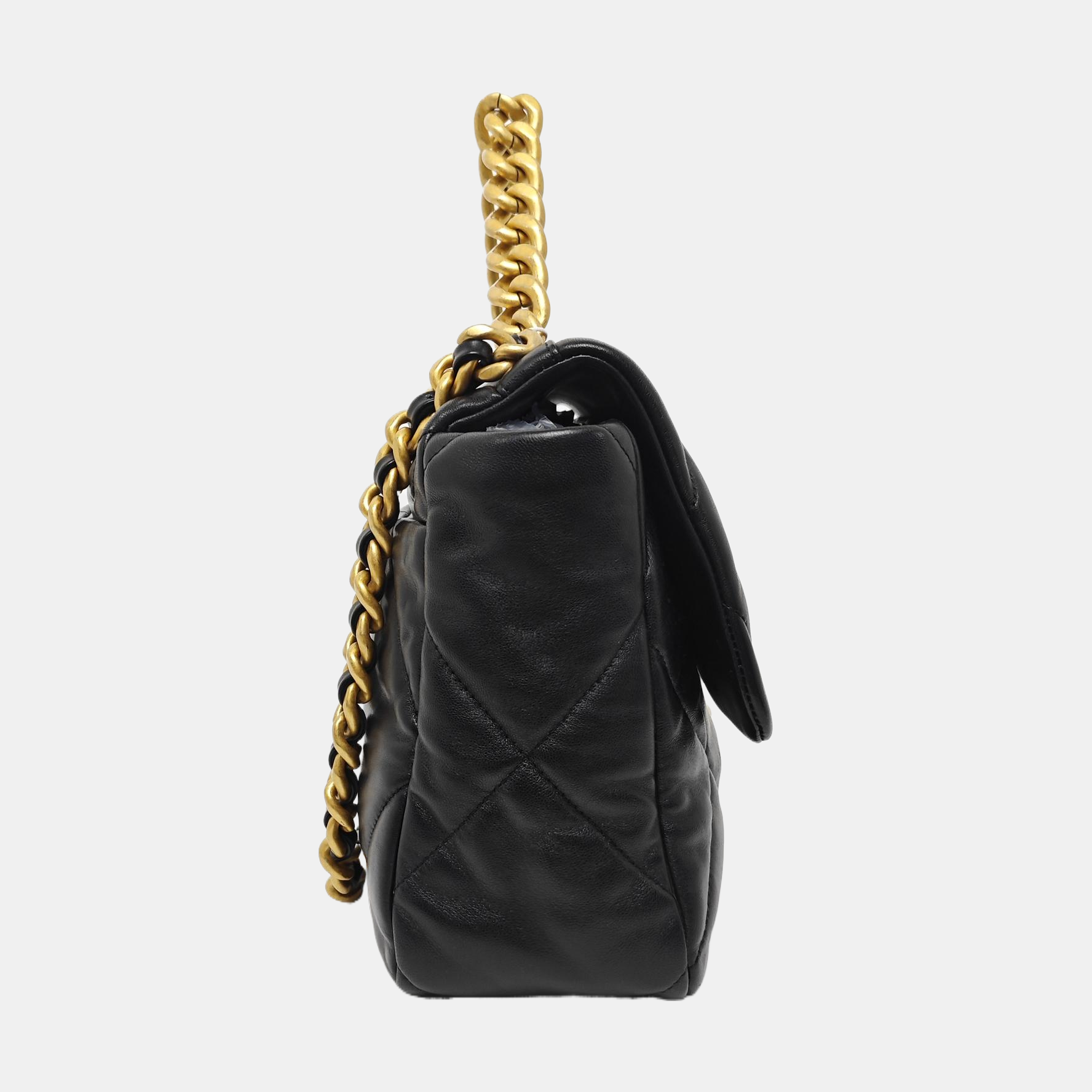 CHANEL 19 Medium Quilted Lambskin Black