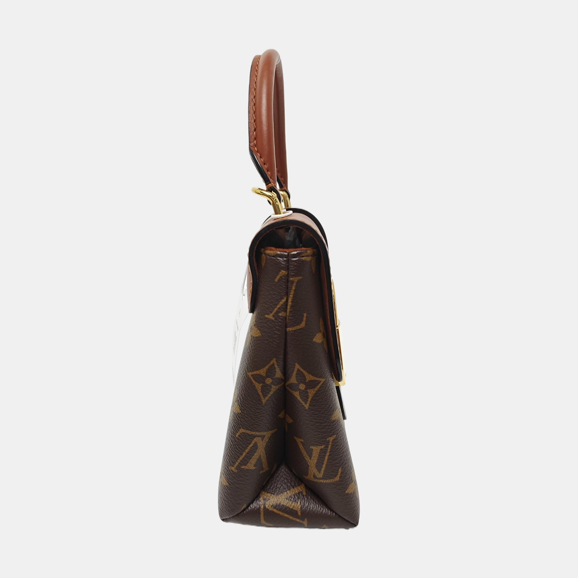 LOCKY BB Monogram Coated Canvas Brown