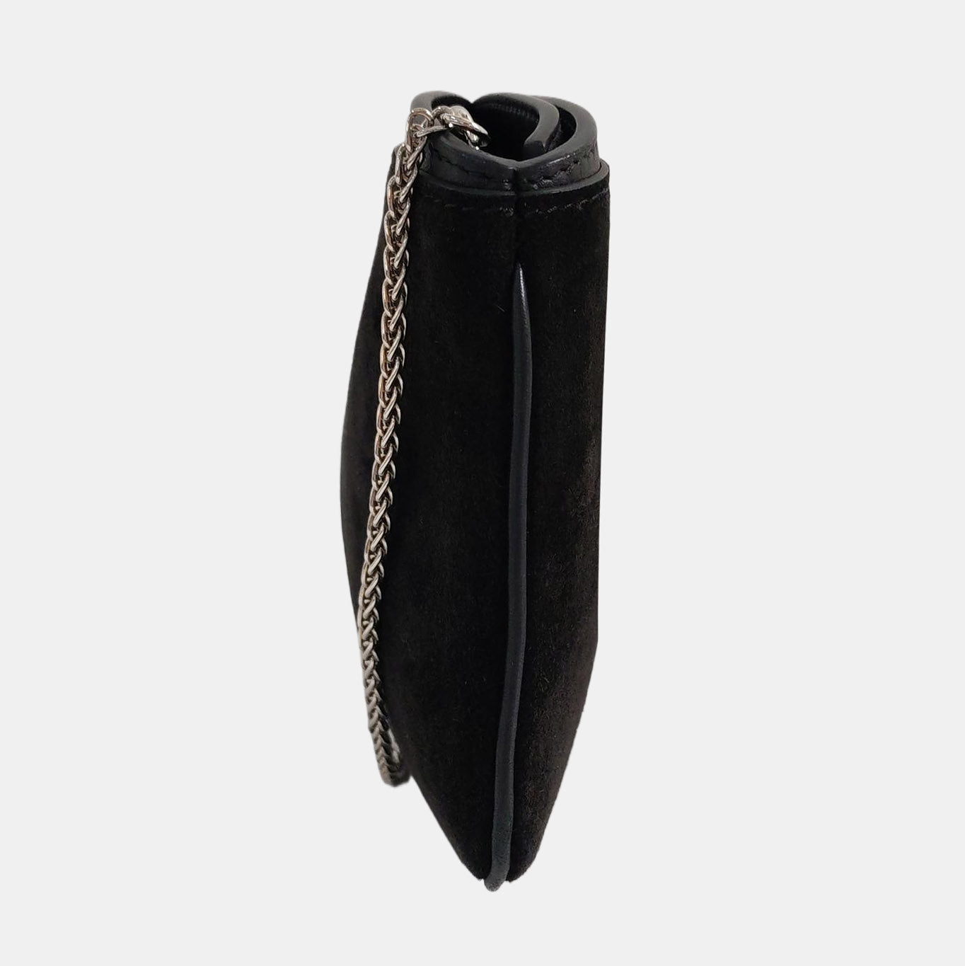 Suede Crossbody Bag Black