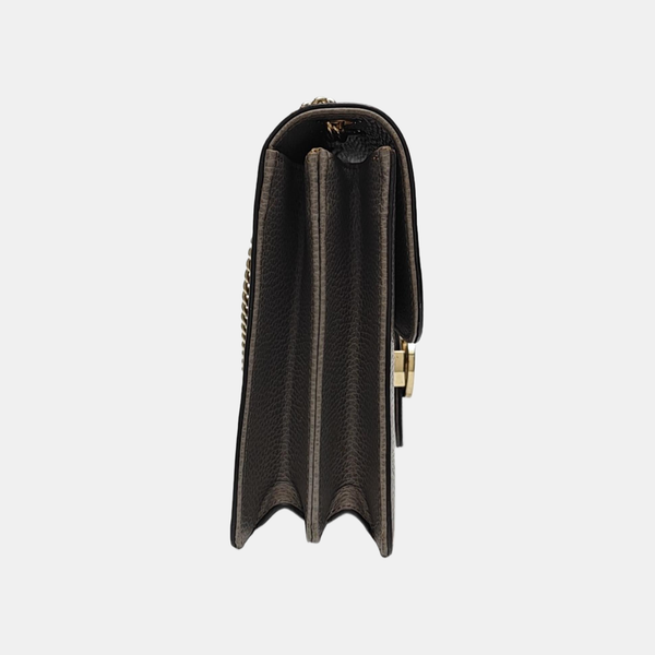 Interlocking G Large Calfskin Gray