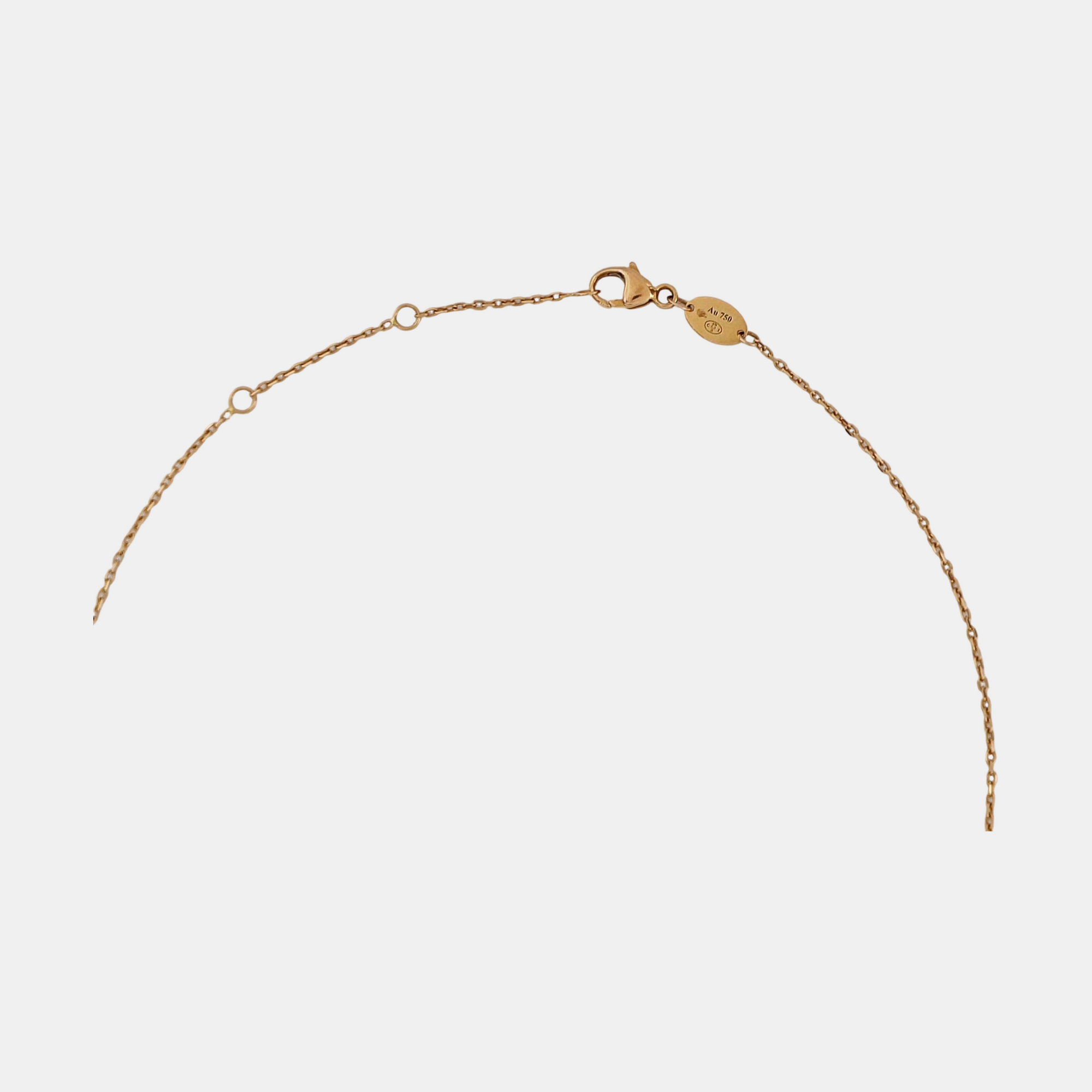 Jeux De Liens 18k Rose Gold Necklace