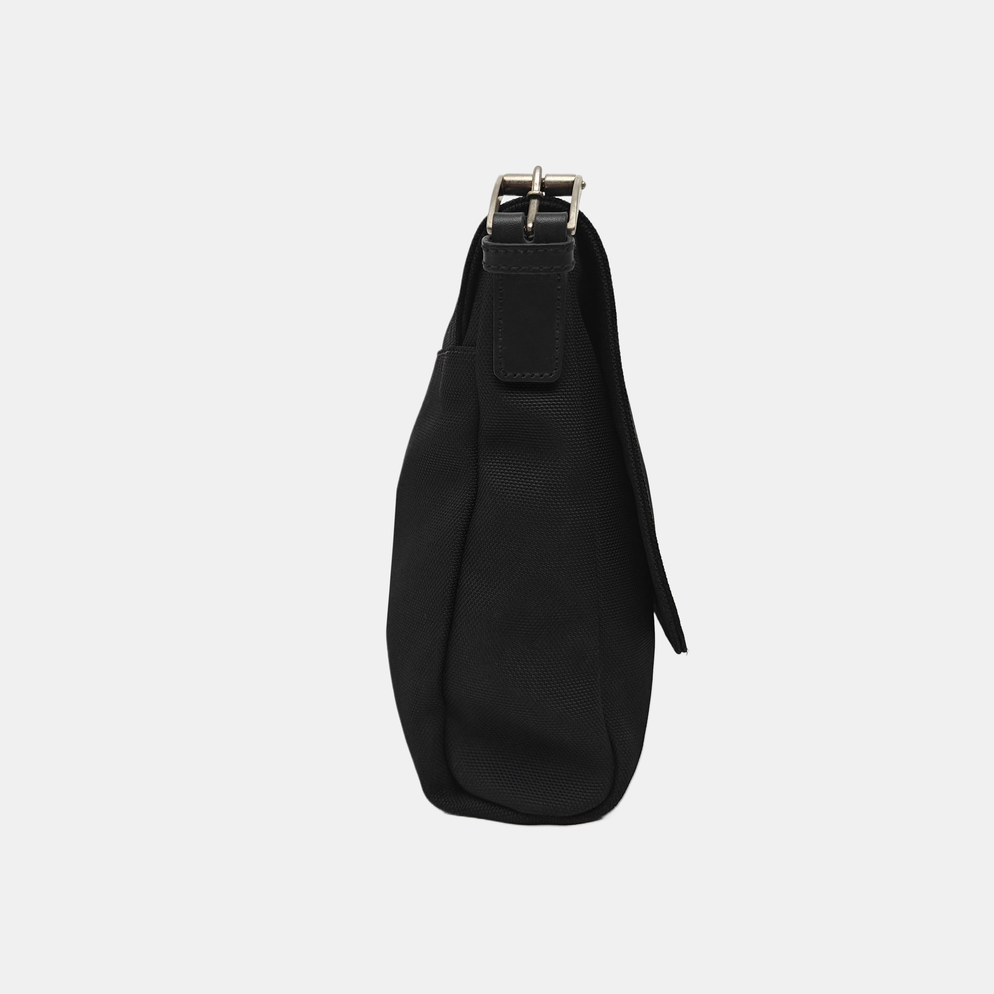Canvas Crossbody Bag Black