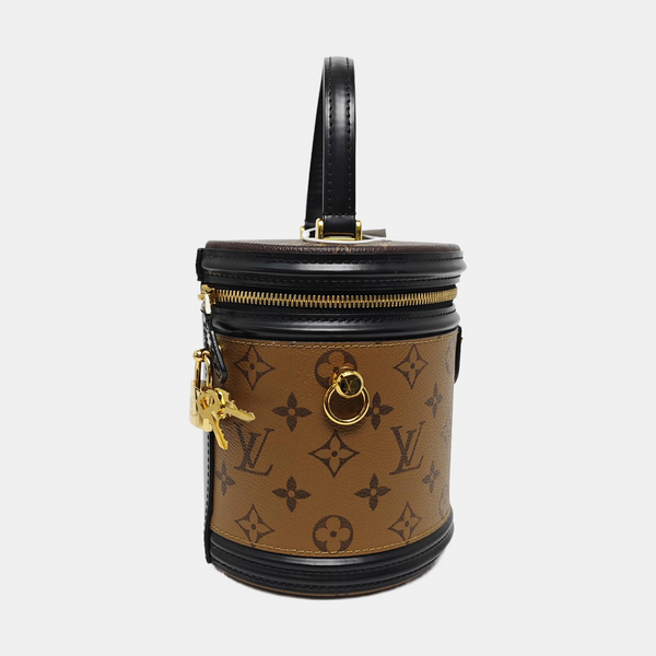 CANNES PM Monogram Coated Canvas Brown