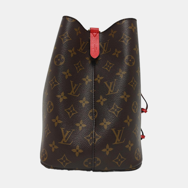 NÉONOÉ MM Monogram Coated Canvas Brown