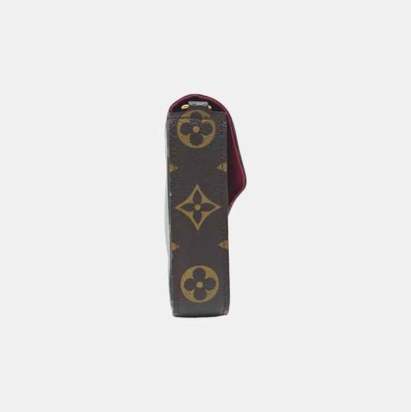 FÉLICIE Monogram Coated Canvas Brown