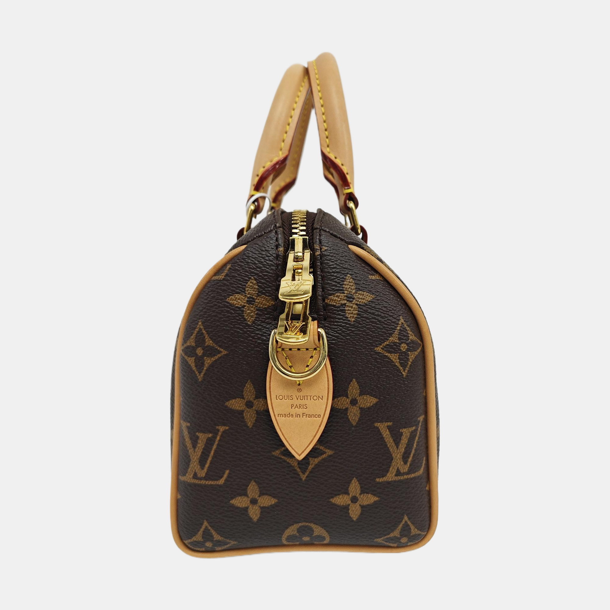 SPEEDY 20 Monogram Coated Canvas Brown