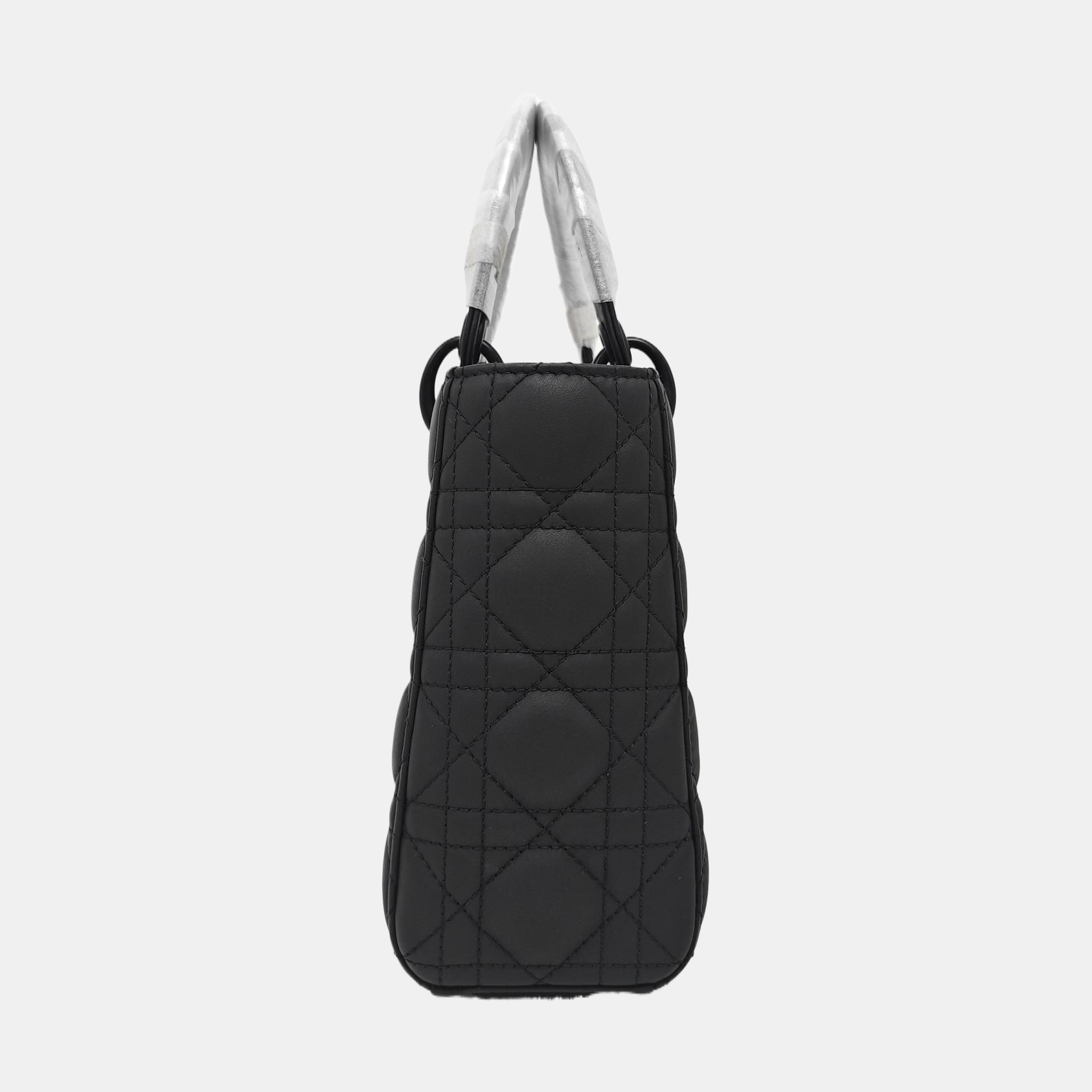 Lady Dior Small Cannage Calfskin Black