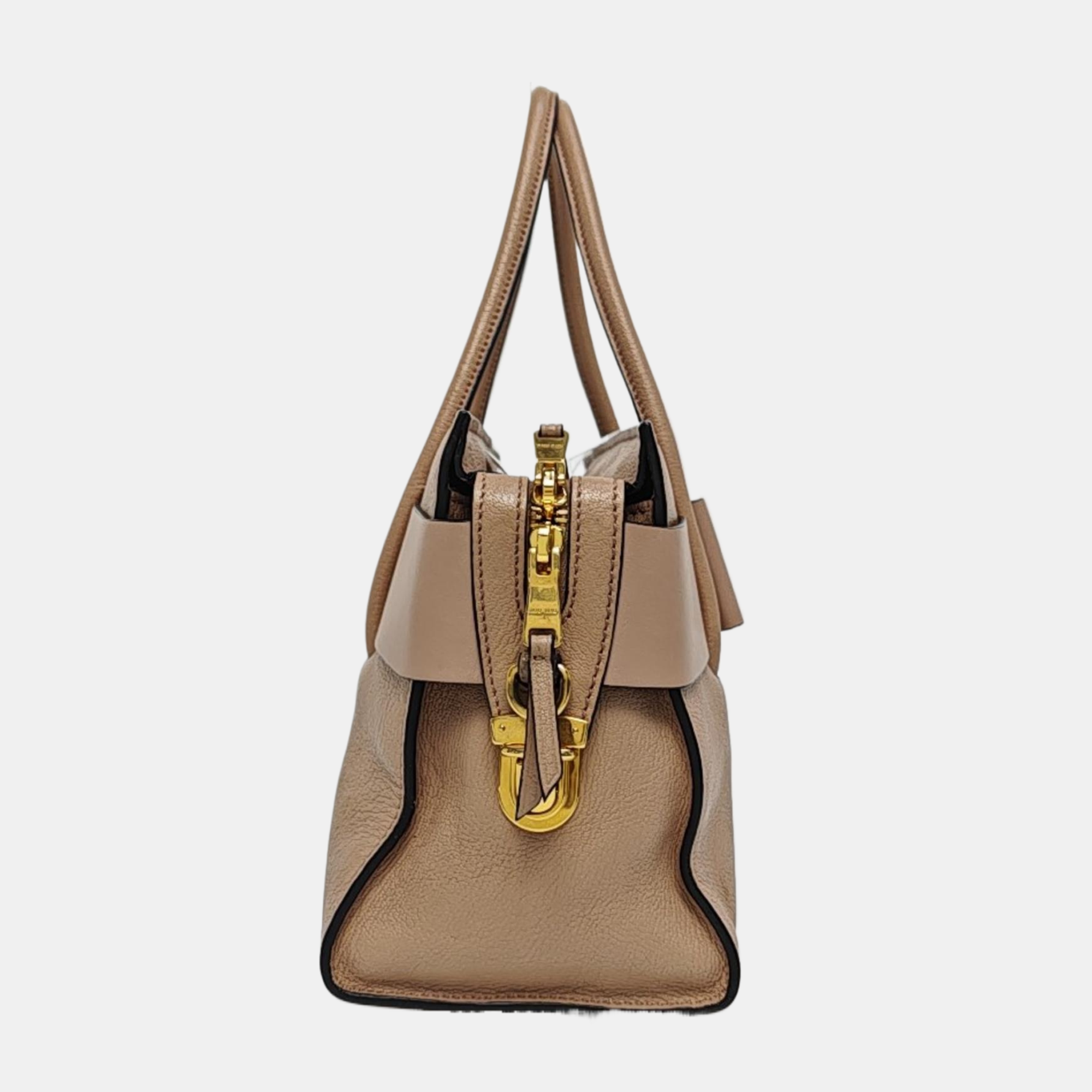 Calfskin Tote Bag Brown
