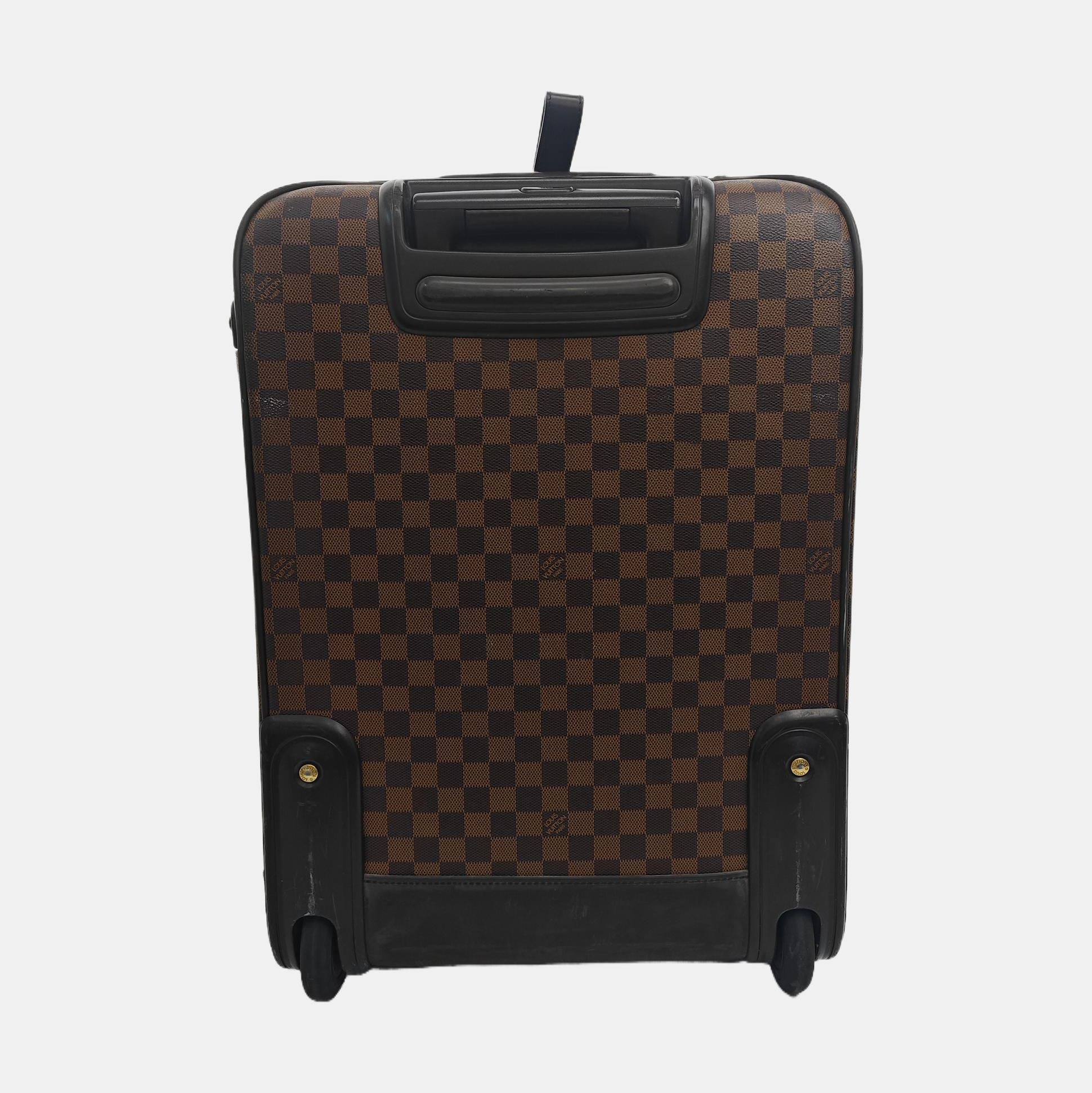 PEGASE 55 Damier Ebene Coated Canvas Brown