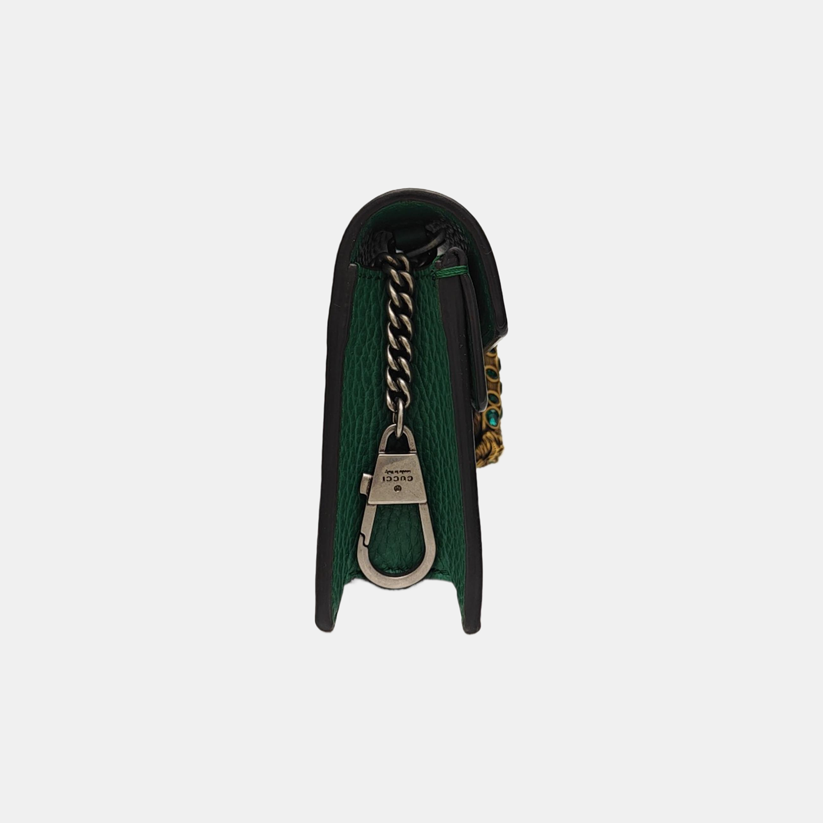 Dionysus Super Mini Calfskin Green