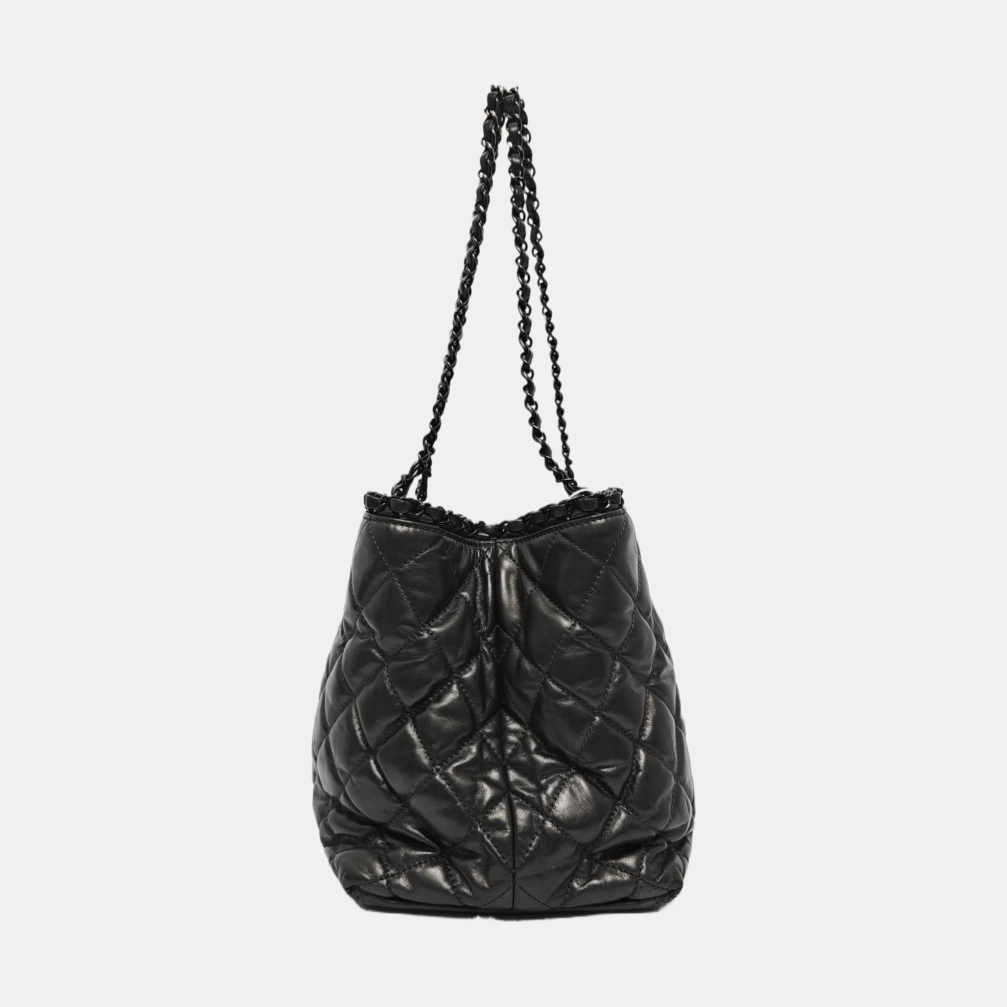 Quilted Calfskin Gray
