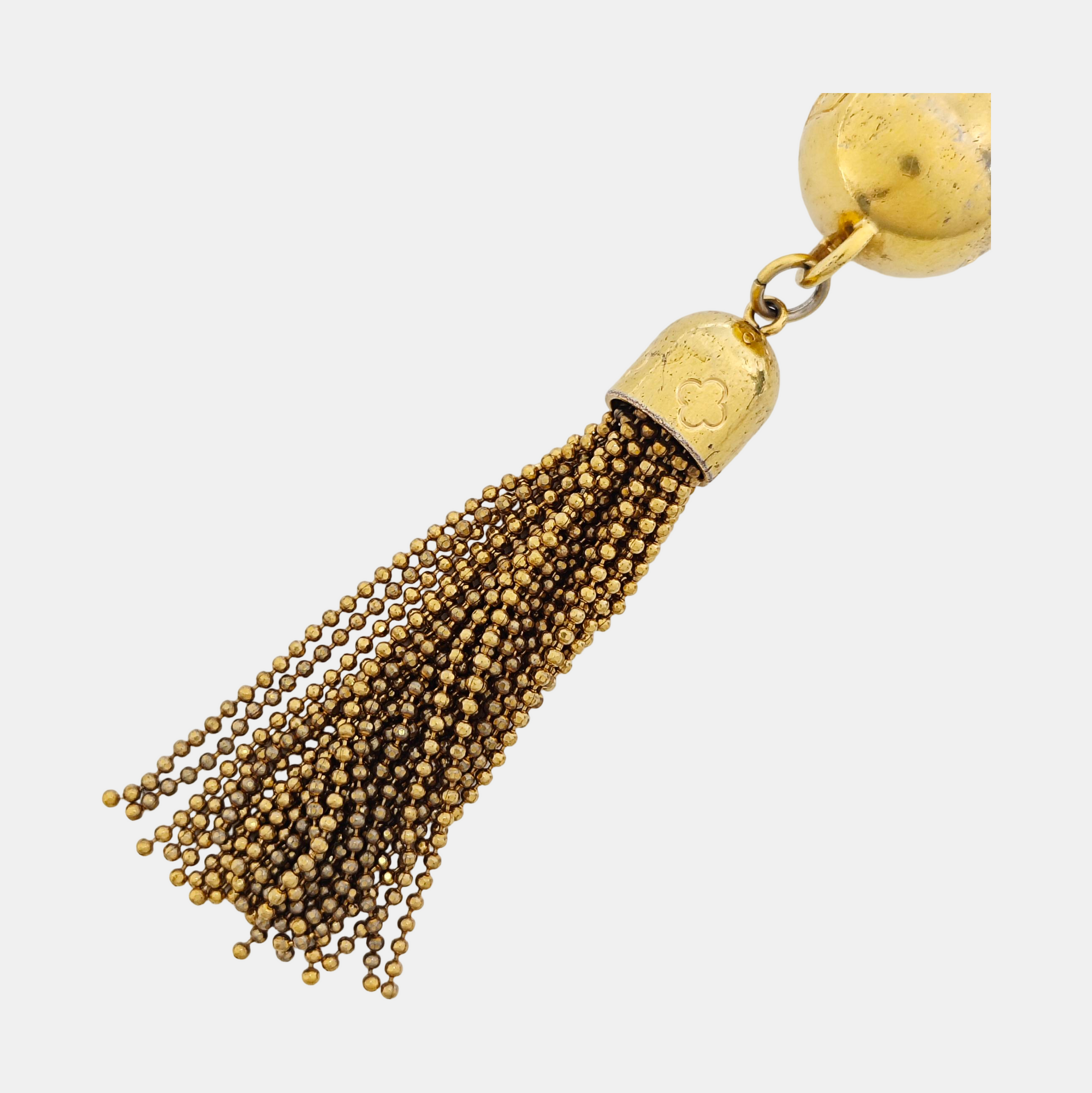 Metal Bag Charm Gold