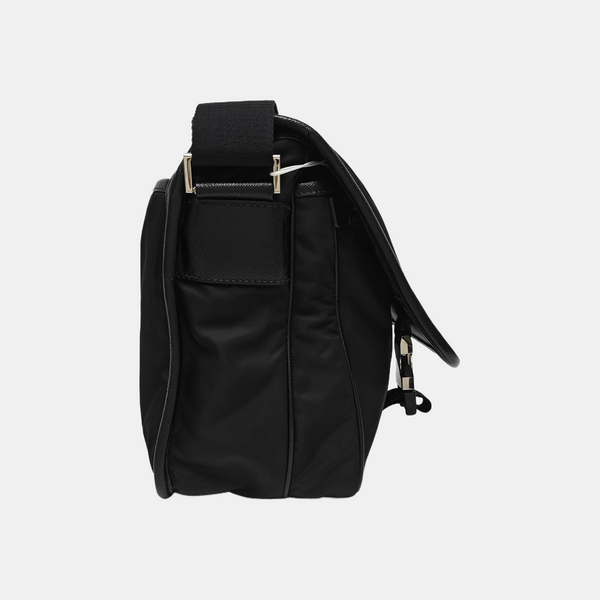 Vela Messenger Bag Fabric Black