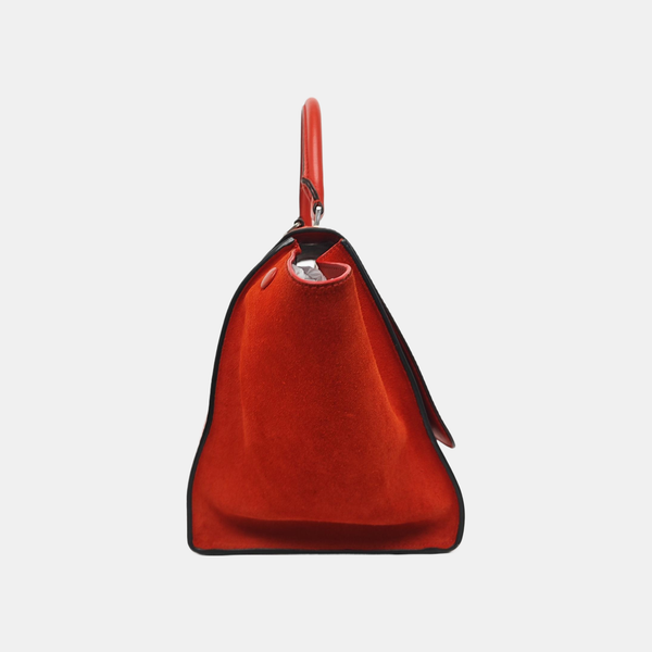 TRAPEZE Medium Calfskin Red