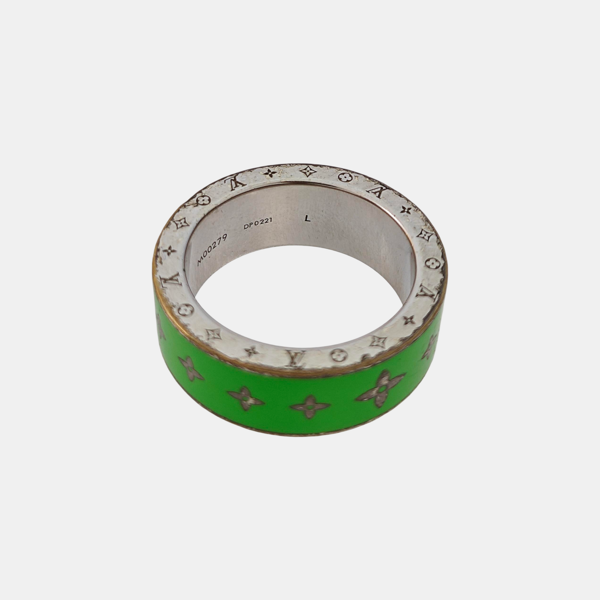 Metal Green Ring EU 61