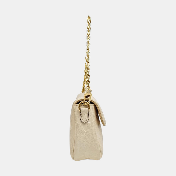 IVY Monogram Calfskin Beige