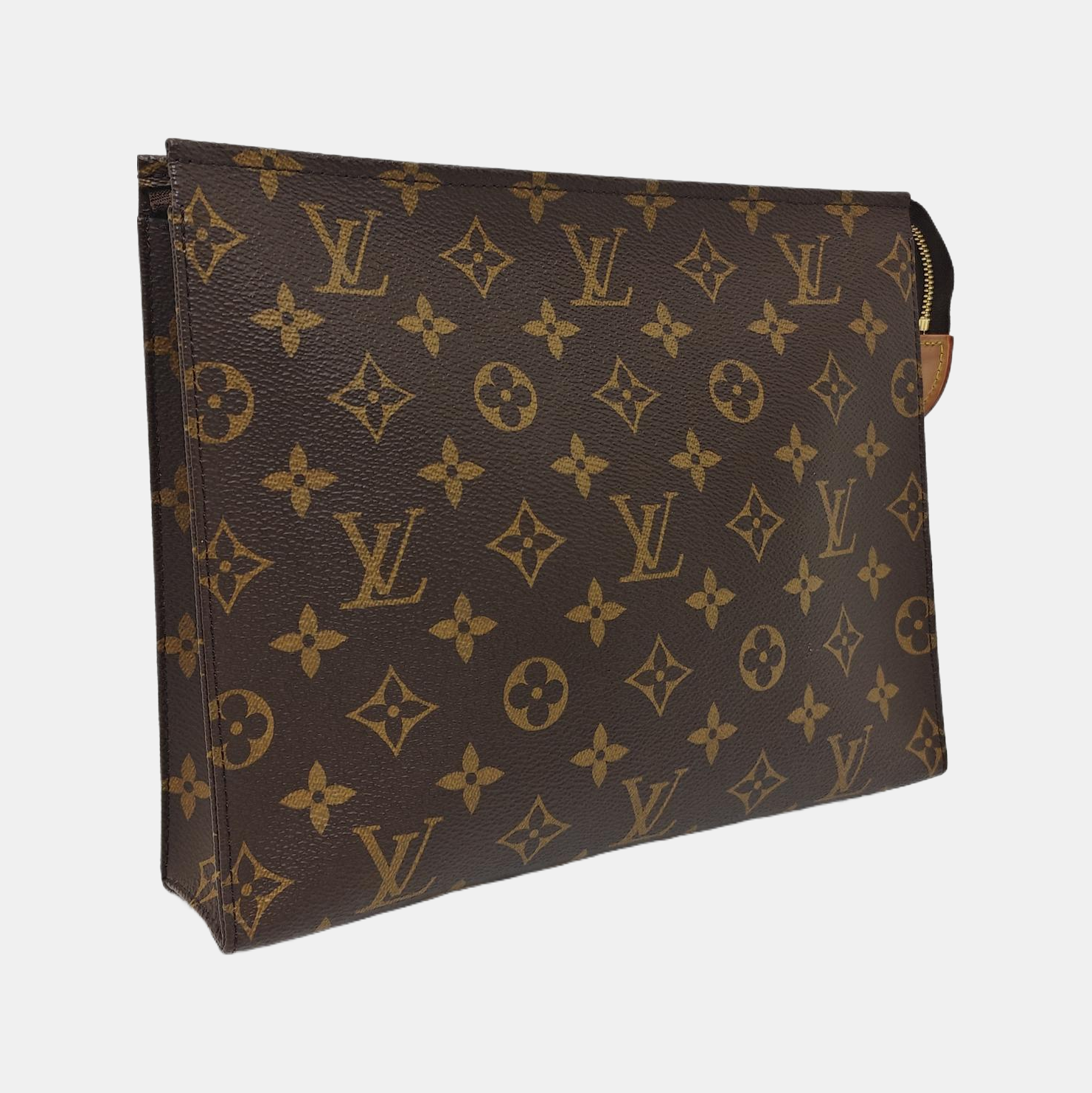 TOILET POCKET 26 Monogram Coated Canvas Brown