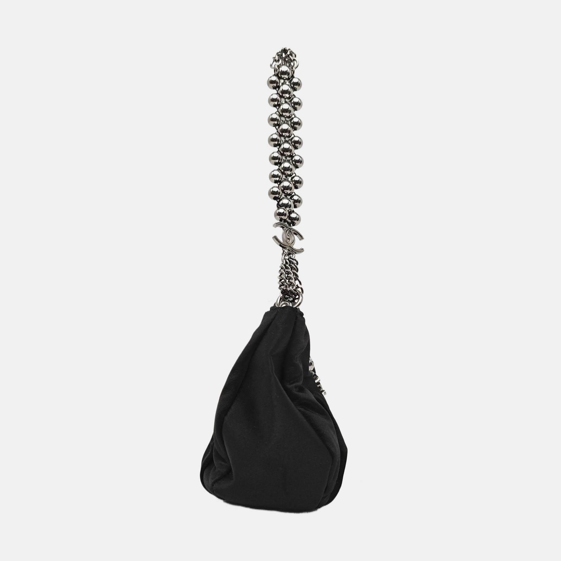 Nylon Top Handle Bag Black