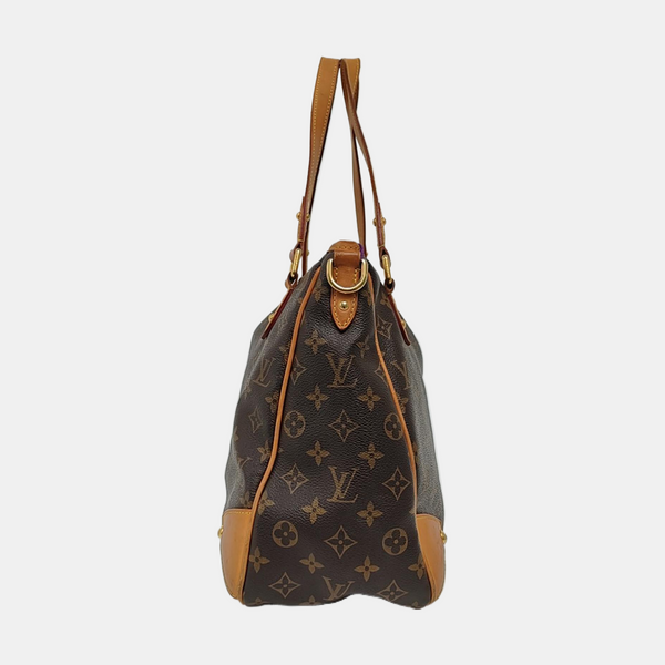RETIRO GM Monogram Coated Canvas Brown