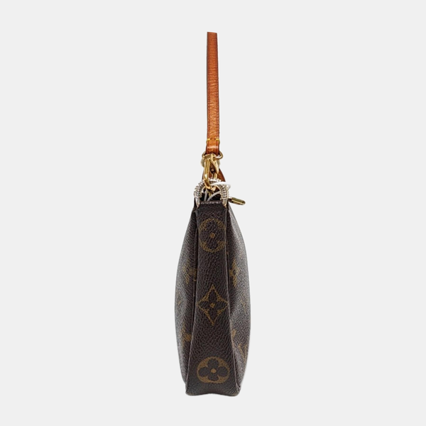 ACCESSOIRES Monogram Coated Canvas Brown