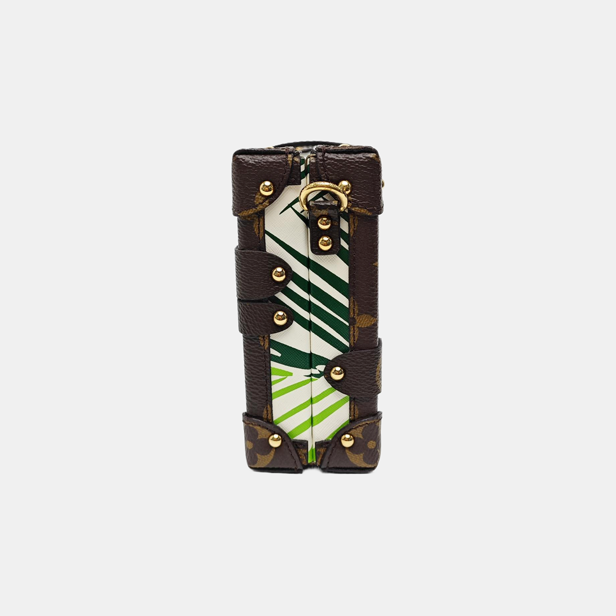 PETITE MALLE Coated Canvas Green