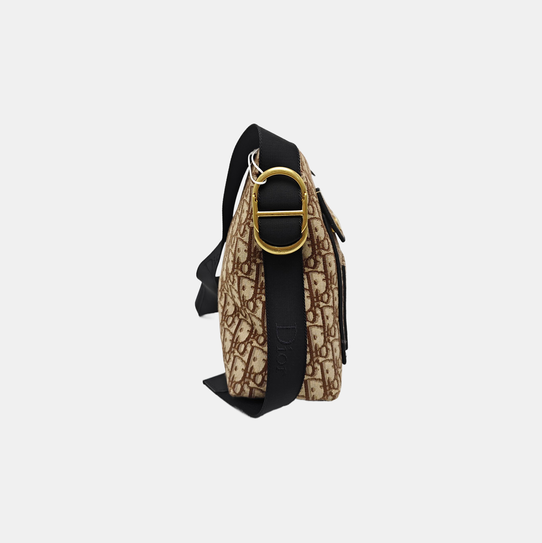 Canvas Shoulder Bag Medium Brown
