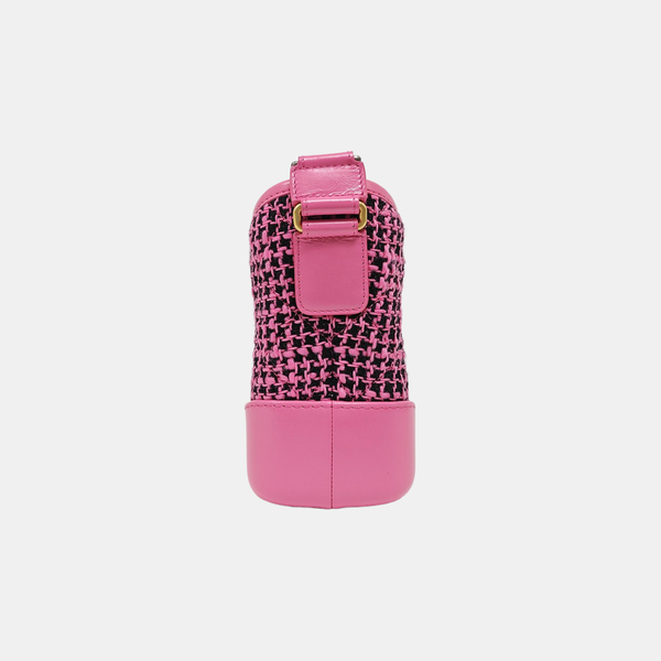 GABRIELLE Small Quilted Wool Pink