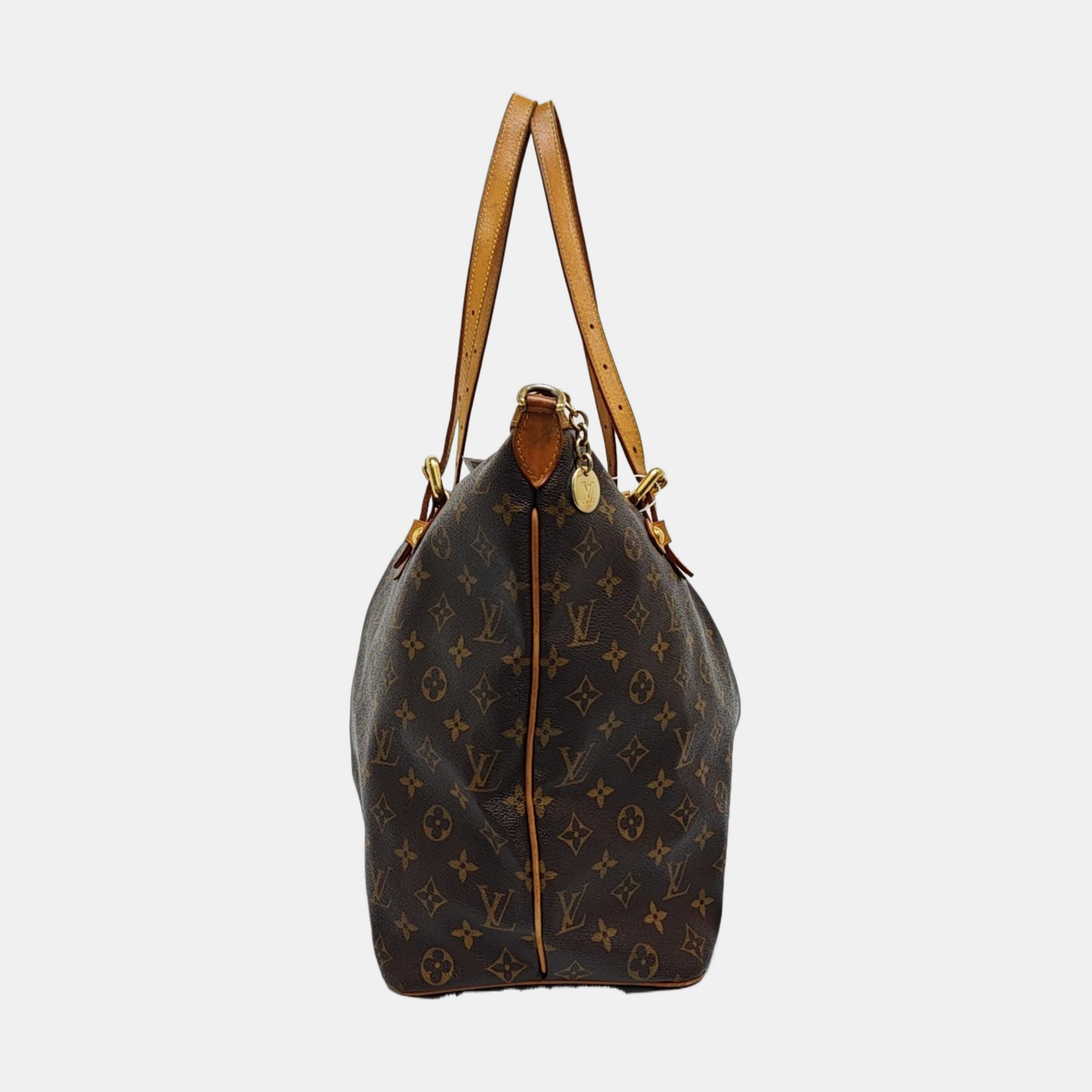 PALERMO GM Monogram Coated Canvas Brown