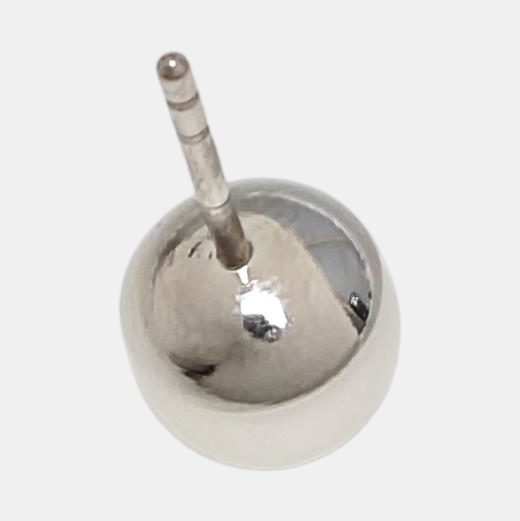 Dior Tribales Resin White Stud Earrings