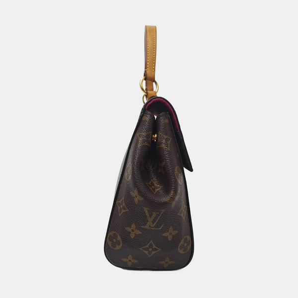CLUNY PM Monogram Coated Canvas Brown