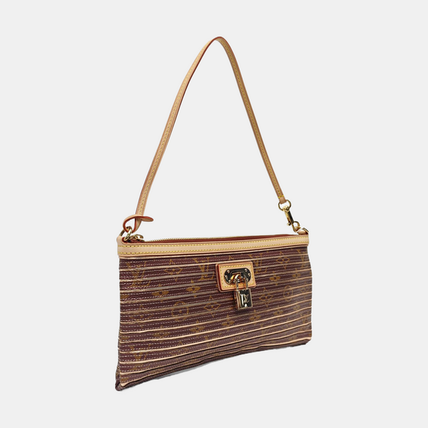 EDEN ZOE Quilted Calfskin Brown